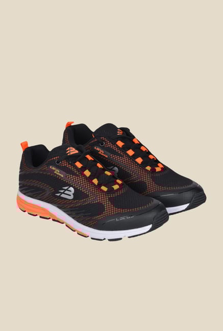 Lotus Bawa Black & Orange Running Shoes Lotus Bawa Black & Orange Running Shoes