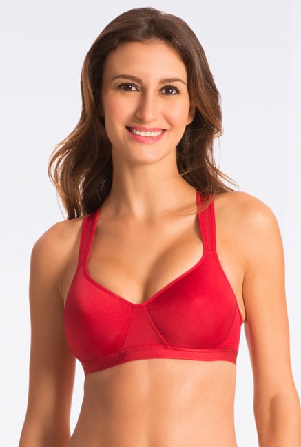 Pretty Secrets Active Glam Bombshell Red Sports Bra Pretty Secrets Active Glam Bombshell Red Sports Bra