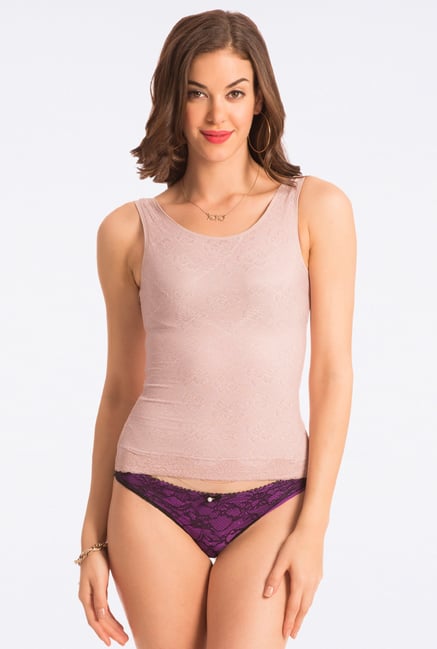 Pretty Secrets Rose Pink Floral Torso Slimming Cami Pretty Secrets Rose Pink Floral Torso Slimming Cami