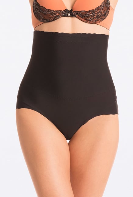 Pretty Secrets Black Seamless High Waist Shaping Brief Pretty Secrets Black Seamless High Waist Shaping Brief