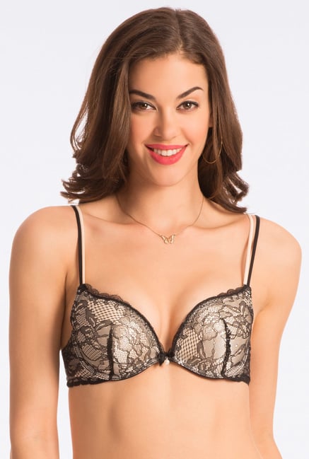 Pretty Secrets Scandalous White Plunge Push Up Bra Pretty Secrets Scandalous White Plunge Push Up Bra