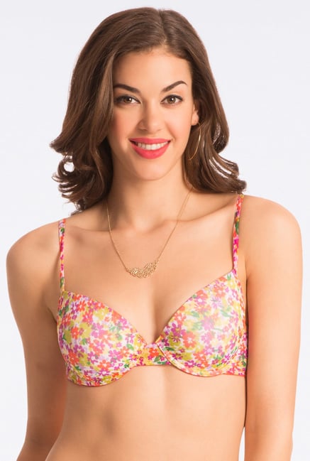 Pretty Secrets Multicolor Ditsy Floral Push Up Bra Pretty Secrets Multicolor Ditsy Floral Push Up Bra