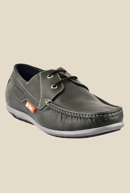 Lee Cooper Black Boat Shoes Lee Cooper Black Boat Shoes