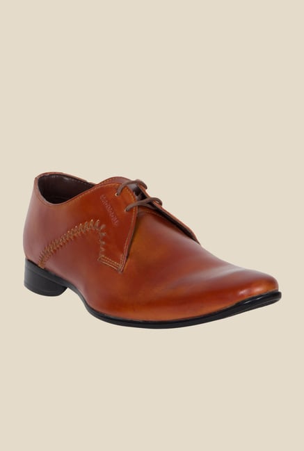 Provogue Tan Derby Shoes Provogue Tan Derby Shoes