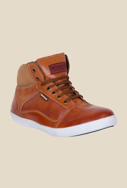 Provogue Tan Ankle High Sneakers Provogue Tan Ankle High Sneakers