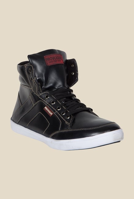 Provogue Black Ankle High Sneakers Provogue Black Ankle High Sneakers