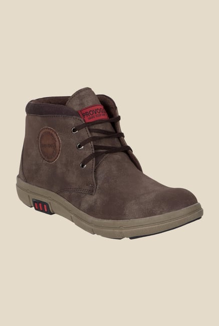 Provogue Brown Biker Boots Provogue Brown Biker Boots