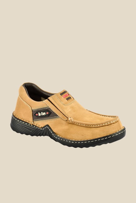Lee Cooper Camel Casual Slip-Ons Lee Cooper Camel Casual Slip-Ons