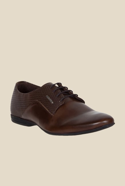 Provogue Brown Derby Shoes Provogue Brown Derby Shoes