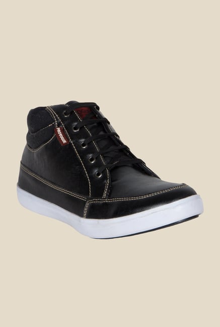 Provogue Black Ankle High Sneakers Provogue Black Ankle High Sneakers