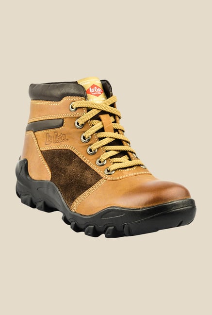 Lee Cooper Tan Biker Boots Lee Cooper Tan Biker Boots