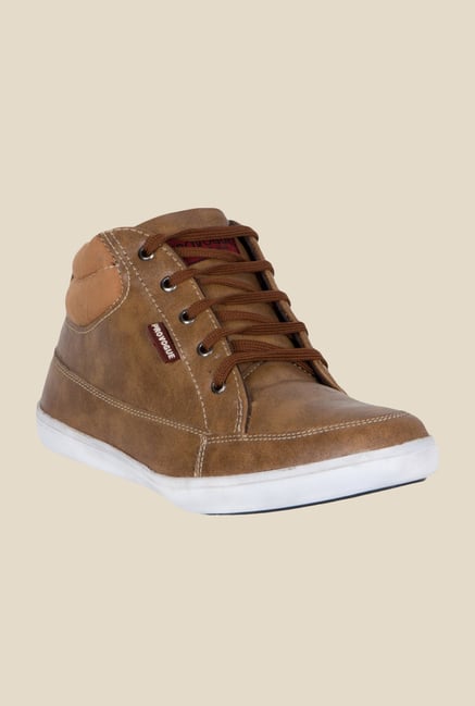 Provogue Tan Ankle High Sneakers Provogue Tan Ankle High Sneakers
