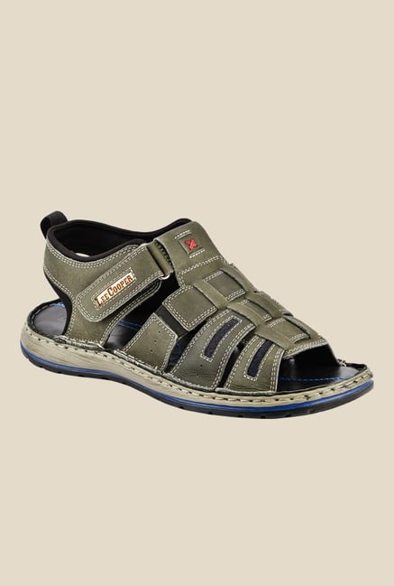 Lee Cooper Olive Fisherman Sandals Lee Cooper Olive Fisherman Sandals