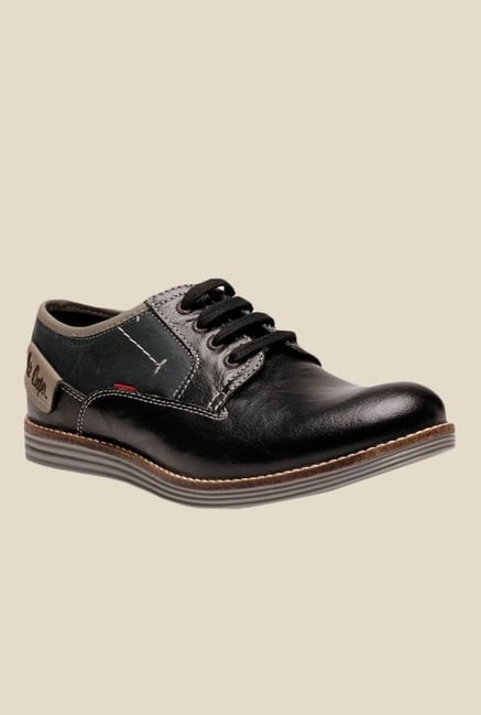 Lee Cooper Black Derby Shoes Lee Cooper Black Derby Shoes