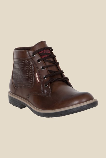 Provogue Brown Biker Boots Provogue Brown Biker Boots