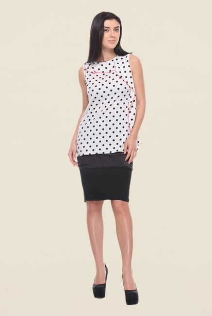 Kaaryah White Polka Dot Top Kaaryah White Polka Dot Top