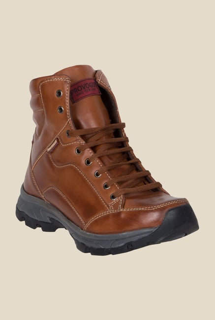 Provogue Tan Biker Boots Provogue Tan Biker Boots