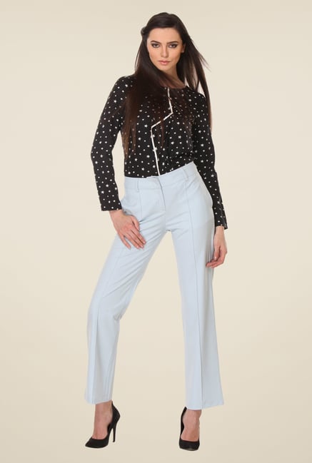 Kaaryah Black Full Sleeves Printed Top Kaaryah Black Full Sleeves Printed Top