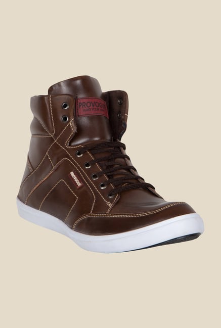 Provogue Brown Ankle High Sneakers Provogue Brown Ankle High Sneakers