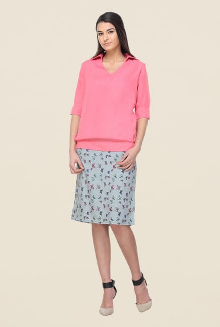 Kaaryah Pink Solid Top Kaaryah Pink Solid Top