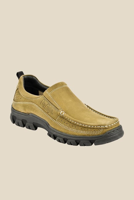 Lee Cooper Olive Casual Slip-Ons Lee Cooper Olive Casual Slip-Ons