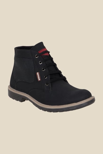 Provogue Black Biker Boots Provogue Black Biker Boots