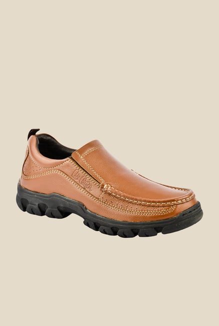 Lee Cooper Tan Casual Slip-Ons Lee Cooper Tan Casual Slip-Ons