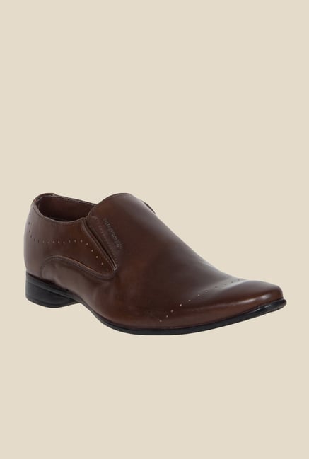 Provogue Brown Formal Slip-Ons Provogue Brown Formal Slip-Ons