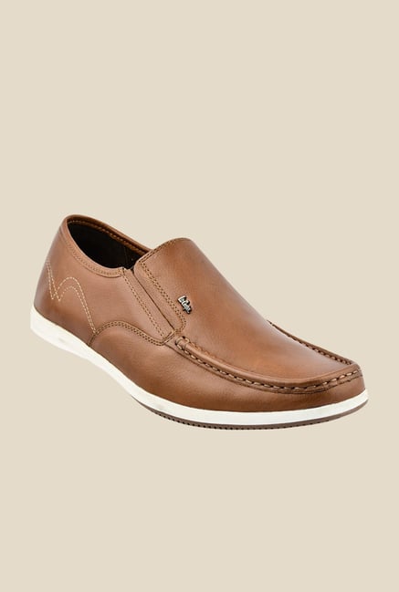 Lee Cooper Tan Casual Slip-Ons Lee Cooper Tan Casual Slip-Ons