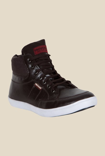 Provogue Brown Ankle High Sneakers Provogue Brown Ankle High Sneakers