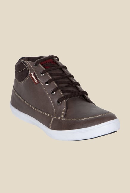 Provogue Brown Ankle High Sneakers Provogue Brown Ankle High Sneakers