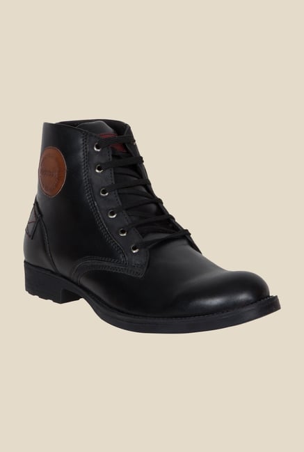 Provogue Black Biker Boots Provogue Black Biker Boots