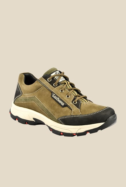 Lee Cooper Olive & Black Casual Shoes Lee Cooper Olive & Black Casual Shoes
