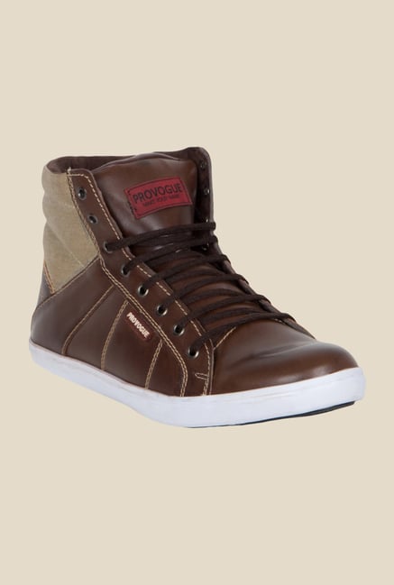 Provogue Brown Ankle High Sneakers Provogue Brown Ankle High Sneakers