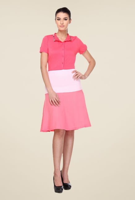 Kaaryah Pink A Line Skirt Kaaryah Pink A Line Skirt