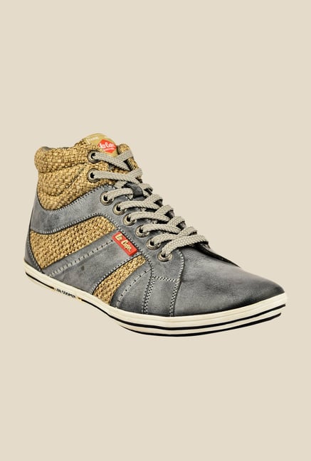 Lee Cooper Grey & Beige Casual Boots Lee Cooper Grey & Beige Casual Boots