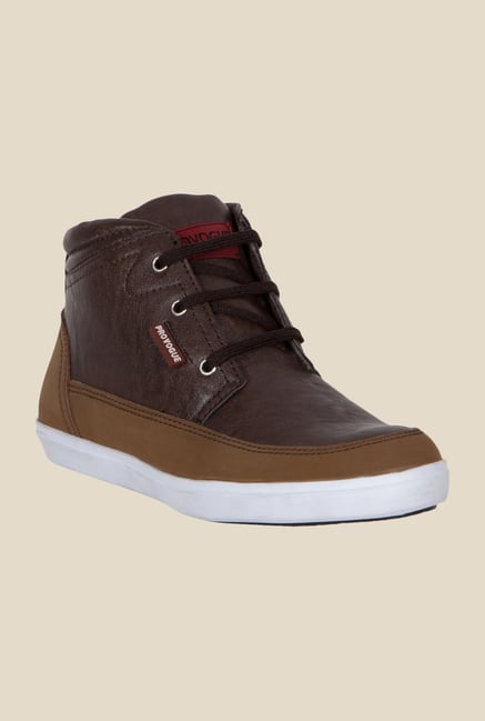 Provogue Brown Ankle High Sneakers Provogue Brown Ankle High Sneakers