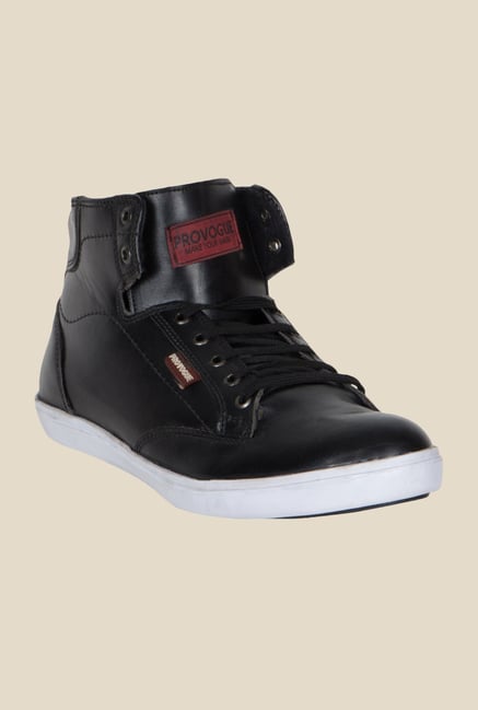 Provogue Black Ankle High Sneakers Provogue Black Ankle High Sneakers