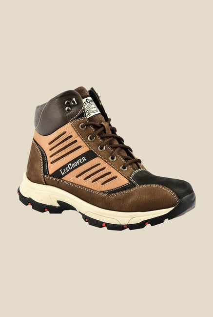Lee Cooper Brown Biker Boots Lee Cooper Brown Biker Boots