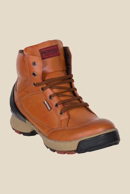 Provogue Tan Biker Boots Provogue Tan Biker Boots