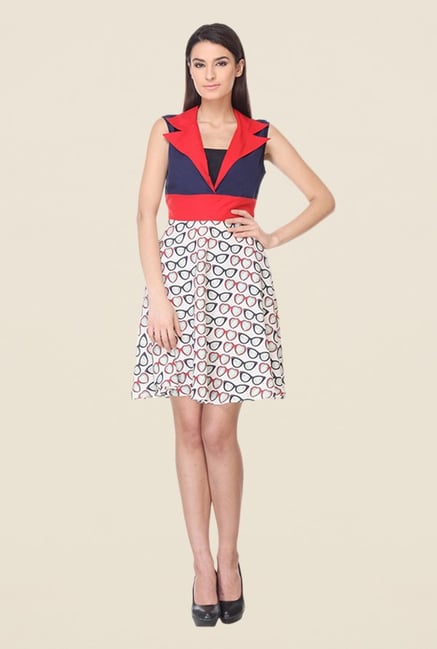 Kaaryah Multicolor Printed Dress Kaaryah Multicolor Printed Dress