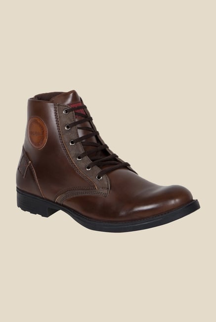 Provogue Brown Biker Boots Provogue Brown Biker Boots
