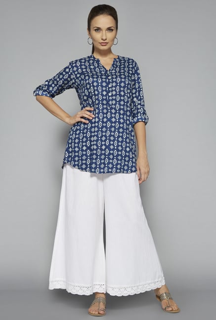 Utsa by Westside Indigo Printed Kurti Utsa by Westside Indigo Printed Kurti