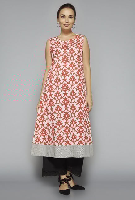 Utsa by Westside Red Printed Kurta Utsa by Westside Red Printed Kurta