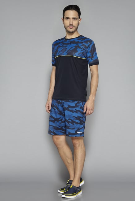 Westsport by Westside Navy Printed T Shirt Westsport by Westside Navy Printed T Shirt
