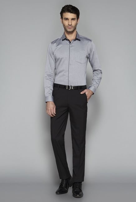 Weststreet by Westside Grey Printed Shirt Weststreet by Westside Grey Printed Shirt