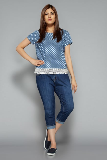 Sassy Soda by Westside Blue Edna Top Sassy Soda by Westside Blue Edna Top