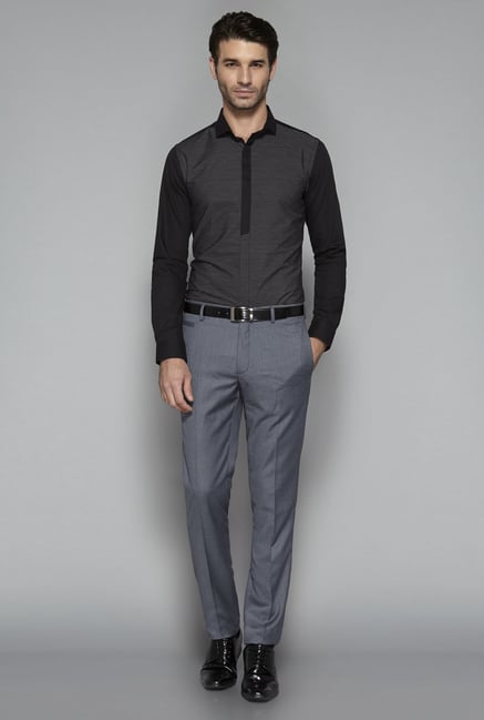 Weststreet by Westside Black Striped Shirt Weststreet by Westside Black Striped Shirt
