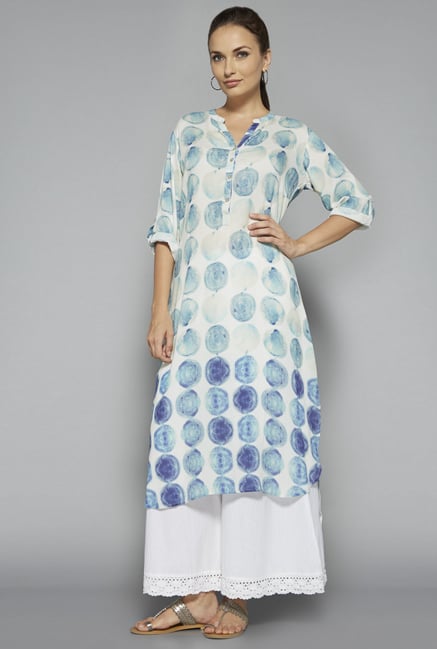 Utsa by Westside Off White Printed Kurta Utsa by Westside Off White Printed Kurta