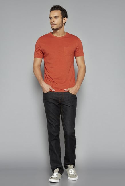 Westsport by Westside Black Raw Denim Jeans Westsport by Westside Black Raw Denim Jeans